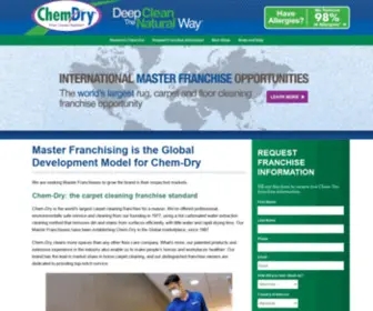 Chemdryinternational.com(Carpet Cleaning Franchise International Opportunities) Screenshot