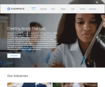 Chemence-US.com(Chemence) Screenshot