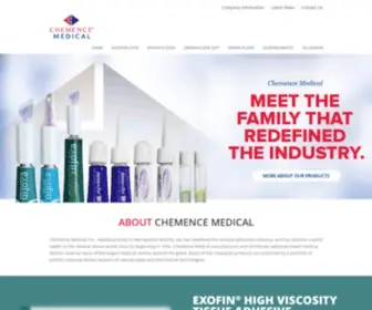 Chemencemedical.com(HomeChemence Medical) Screenshot