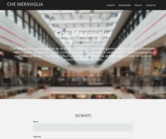 Chemeraviglia.it(Che Meraviglia) Screenshot