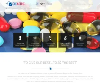 Chemetrix.co.za(To lead the chemical analysis market in Sub) Screenshot