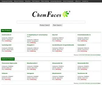 Chemfaces.com(ChemFaces is a professional high) Screenshot