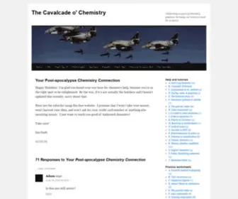 Chemfiesta.org(The Cavalcade o' Chemistry) Screenshot