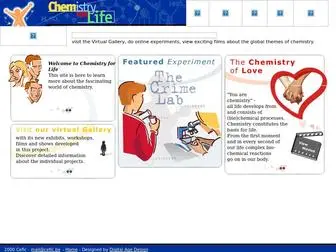 Chemforlife.org(Chemistry for Life) Screenshot