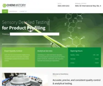 Chemhistory.com(Quality Control Laboratory) Screenshot