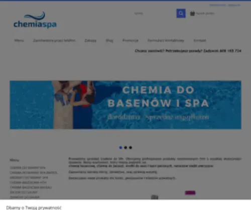 Chemiaspa.pl(Chemia basenowa) Screenshot