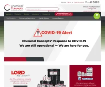 Chemical-Concepts.com(Wholesale Distributor for Abrasives) Screenshot