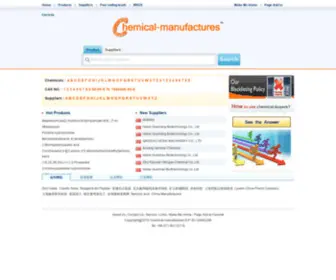 Chemical-Manufactures.com(Chemical manufacturers Network) Screenshot