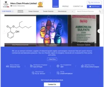 Chemical-Supplier.net(Industrial Organic Chemicals) Screenshot