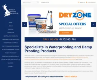 Chemicalbuildingproducts.co.uk(Damp Proofing Products) Screenshot