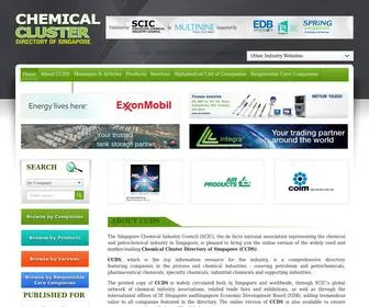 Chemicalcluster.com.sg(Chemical Cluster Directory of Singapore) Screenshot