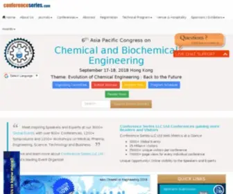 Chemicalengineeringconference.com(Chemical engineering) Screenshot