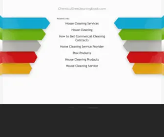 Chemicalfreecleaningbook.com(The Chemical free cleaning book) Screenshot