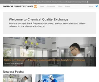 Chemicalqualityexchange.com(Chemical Quality Exchange) Screenshot