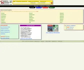 Chemicalregister.com(Chemical Suppliers Directory) Screenshot