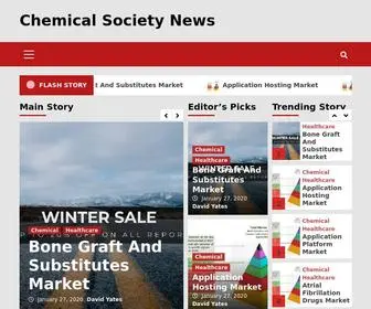 Chemicalsocietynews.com(Chemical Society News) Screenshot