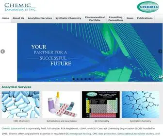 Chemiclabs.com(Chemic Laboratories) Screenshot