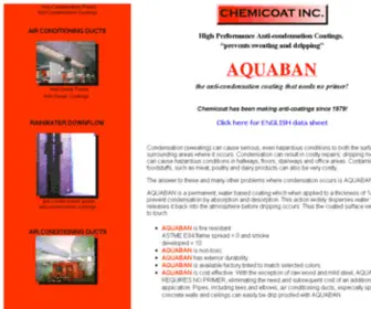 Chemicoat.com(Anti-Condensation Coatings and Paints Manufacturer, Chemicoat Inc) Screenshot