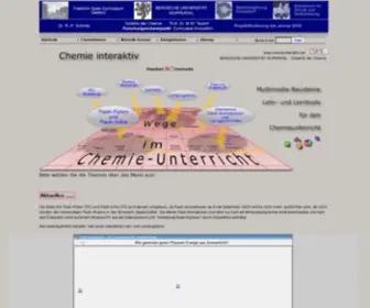 Chemie-Interaktiv.net(Siences interactive) Screenshot