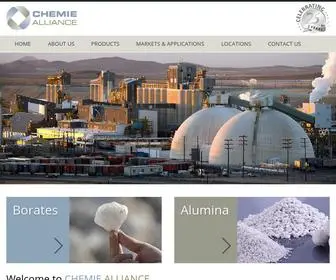 Chemiealliance.com(Chemie Alliance) Screenshot