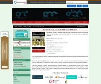 Chemijournal.com(International Journal of Chemical Studies) Screenshot