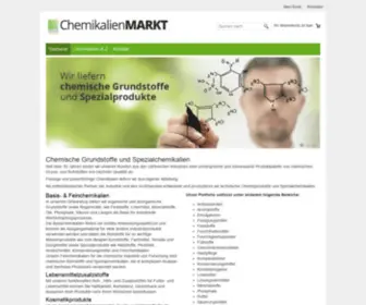 Chemikalienmarkt.de(Onlineshop für Chemikalien) Screenshot