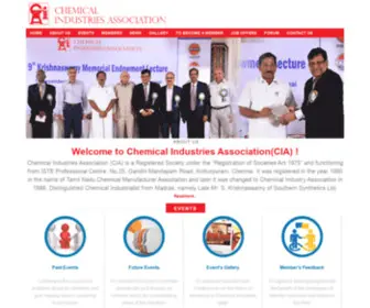 Chemindassociation.com(Chemical Industries Association(CIA)) Screenshot