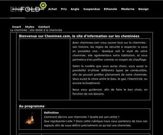 Cheminee.com(Accueil) Screenshot