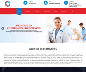 Cheminnova.com(Cheminnova) Screenshot