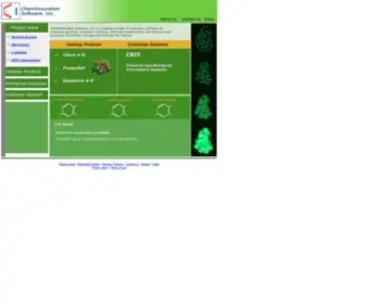 Cheminnovation.com(ChemInnovation Software Inc) Screenshot