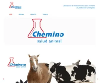 Cheminovavet.com(Cheminovavet Salud Animal) Screenshot