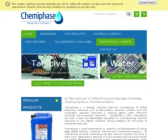 Chemiphase.co.uk(UK Industrial Chemicals) Screenshot