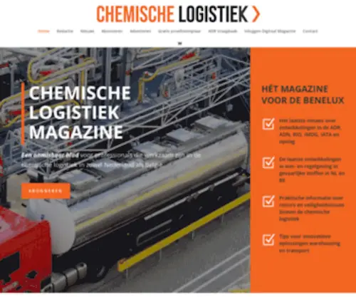 Chemische-Logistiek.nl(Chemische Logistiek Magazine) Screenshot