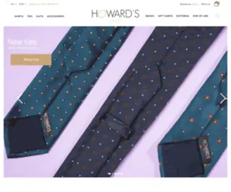 Chemise-DE-Luxe.fr(Howard's Paris) Screenshot