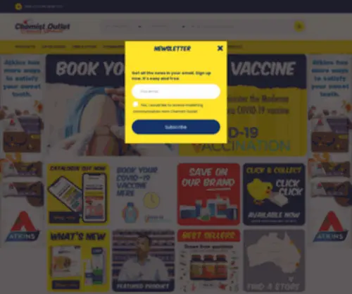Chemistoutlet.com.au(The Chemist Outlet group was founded in 2005 and) Screenshot