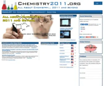 Chemistry2011.org(Chemistry IYC 2011 and Beyond) Screenshot