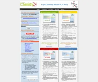 Chemistry24.com(Teach Yourself Chemistry Visually in 24 Hours) Screenshot