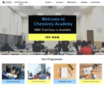 Chemistryacademy.com.sg(Chemistryacademy) Screenshot