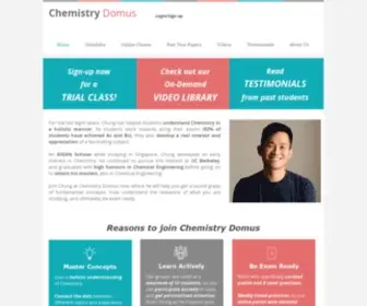 Chemistrydomus.com(A Level Chemistry Tuition) Screenshot