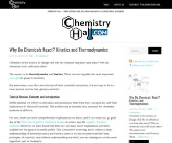 Chemistryhall.com(Chemistry Hall) Screenshot