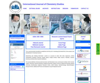 Chemistryjournal.in(International journal of chemistry studies) Screenshot