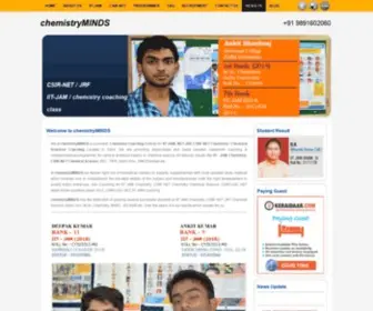 Chemistryminds.com Screenshot