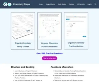 Chemistrysteps.com(Chemistry Steps) Screenshot