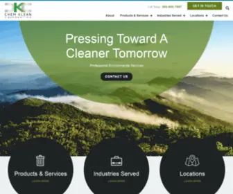 Chemkleancorp.com(Industrial Hazardous Waste Removal Company) Screenshot