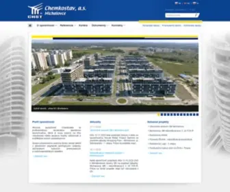 Chemkostav.eu(Michalovce) Screenshot