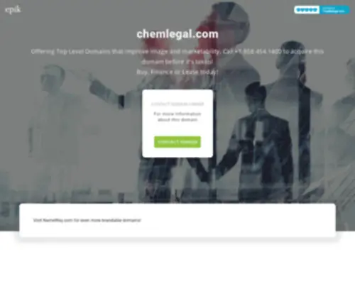 Chemlegal.com(Contact with domain owner) Screenshot