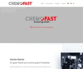 Chemofast.de(Chemische Befestigungen) Screenshot