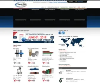 Chemoilproducts.com(High Pressure Ball Valves) Screenshot