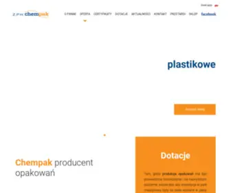 Chempakkutno.pl(Producent butelek plastikowych pet i hdpe) Screenshot