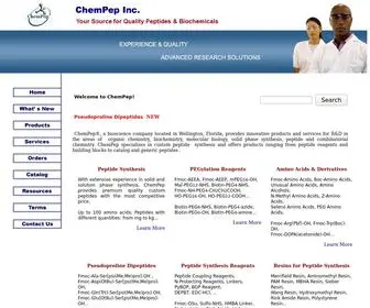 Chempep.com(ChemPep Inc) Screenshot